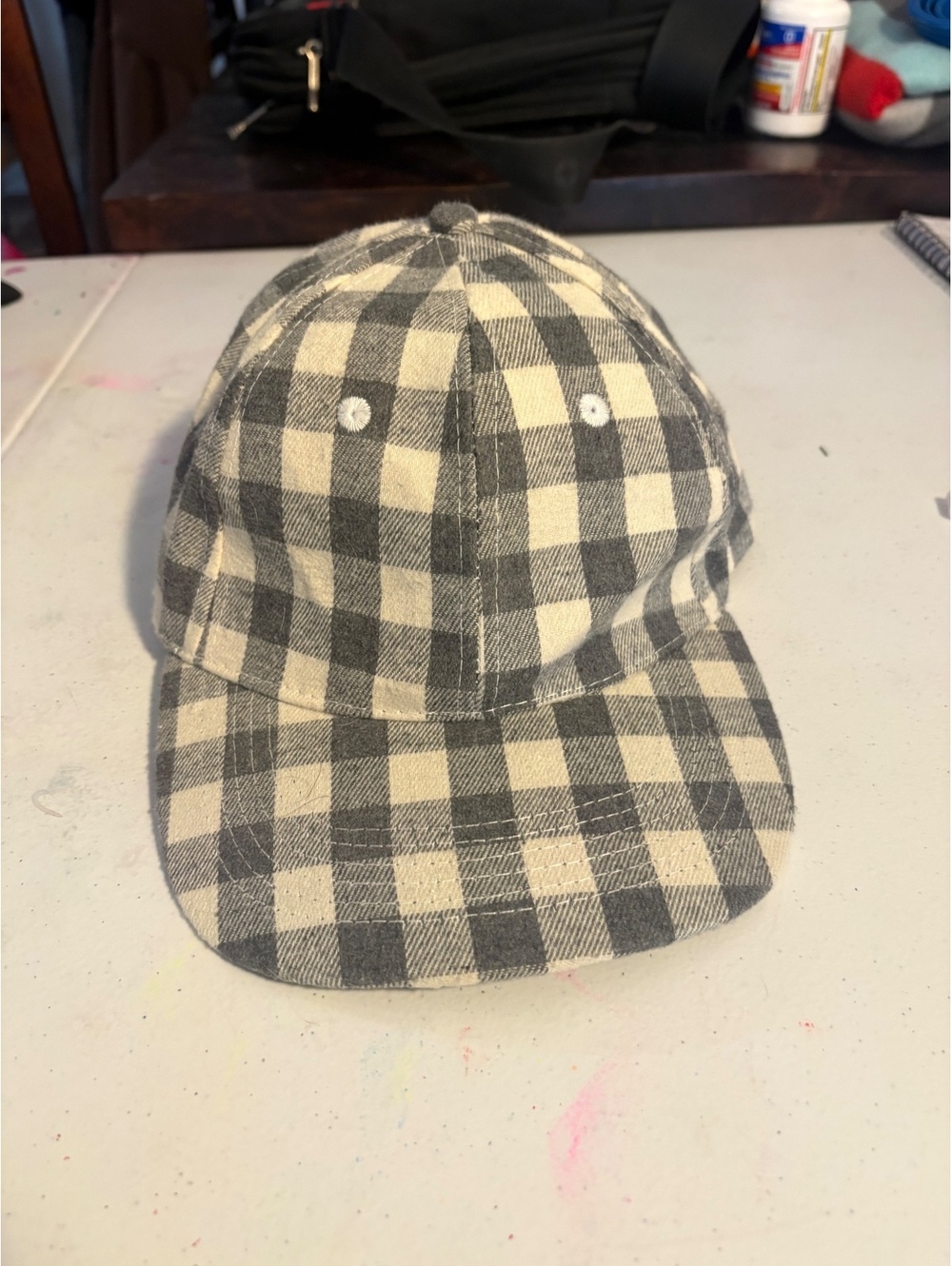 Cocus Pocus Buffalo Plaid Baseball Cap - One Size